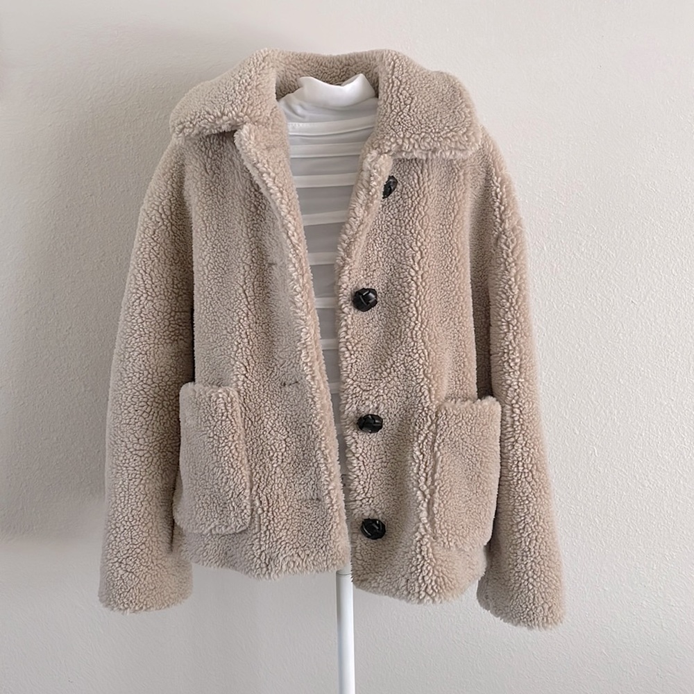 Zara Teddy Short Coat